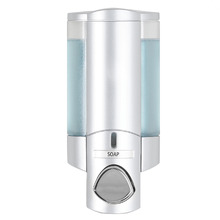 Satin Silver Aviva 300ml Soap Dispenser